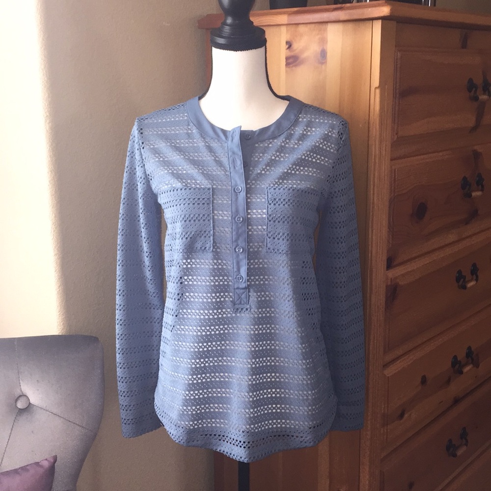 🦋 Ann Taylor Long Sleeve Blouse